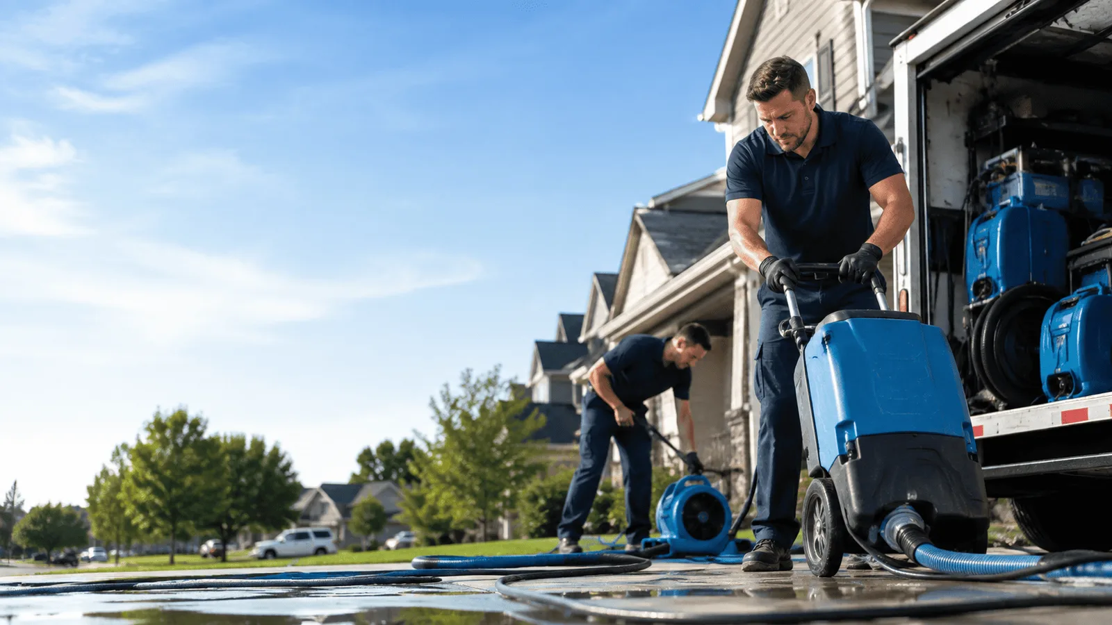 Dehumidification being performed in Shrewsbury, PA